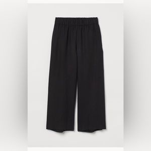 H&M Linen-blend Crop Pants